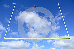American Football and Goal Posts