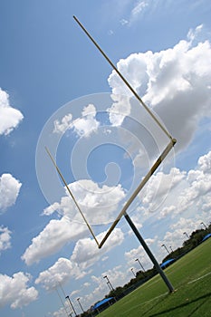 American football goal posts