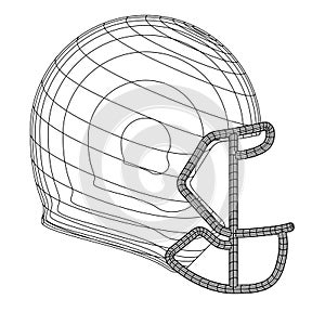 American football helmet