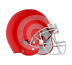 American Football Helmet Isolated