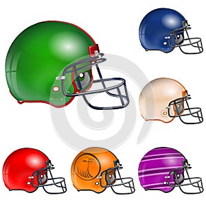 American Football Helmets