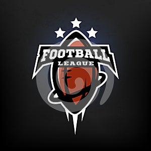 American football league logo.