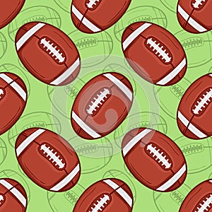 American Football pattern - Sport - #3
