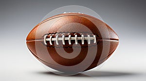 American Football Pigskin Isolated on solid Background