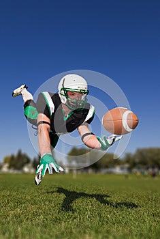 Americano calcio giocatore 