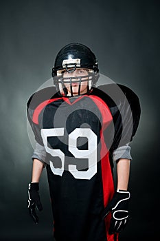 American football player