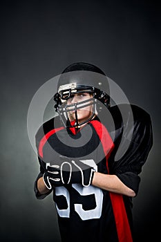 American football player