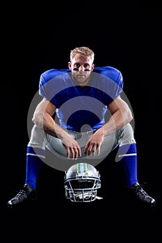 American football player