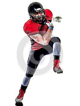 American football player man isolated