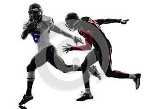 American football player silhouette