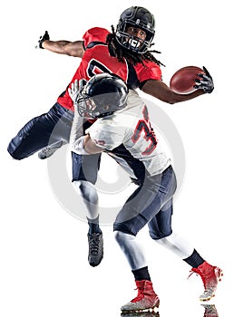 American football players men isolated photo