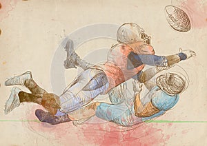 American football players, two guys 1