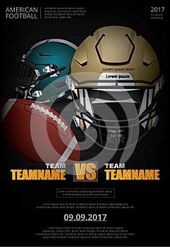 American football Poster Design
