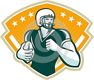 American Football Runningback Crest