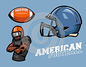 American football set