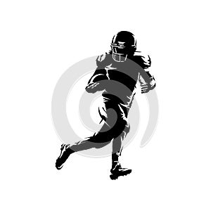 american football silhouettes