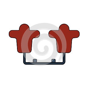 American Football Tackling Sled Icon