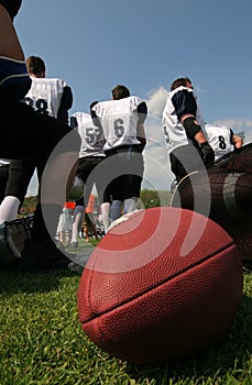 Americano fútbol americano un equipo 