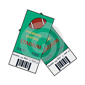 American Football Tickets Icon