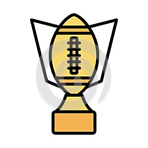 American Football Trophy Cup Icon