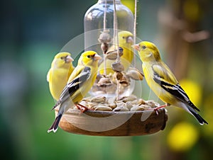 American Gold Finches