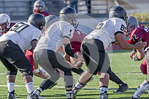 American high school football game