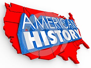 American History 3d Words USA Map Learning United States Educaiton