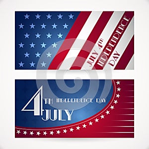 American Independence Day cards