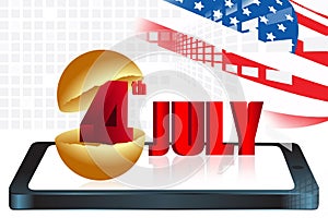 American independence Day celebration, holiday concept Happy 4th of July