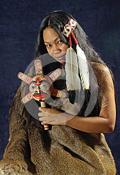 American Indian Girl photo