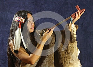 American Indian Girl photo
