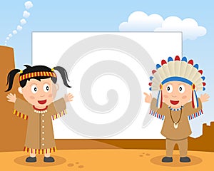 American Indians Photo Frame
