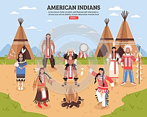 American Indians Poster photo