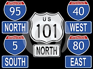 American Interstate signs