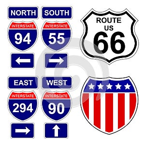 American Interstate signs
