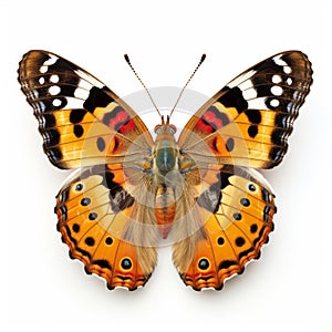 American Lady Butterfly Layered Imagery With Subtle Irony