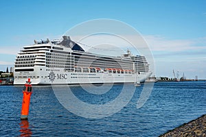 American luxury cruise ship MSC Poesia