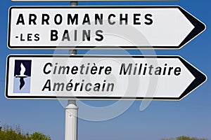 American Military Cemetery, Omaha Beach, Normandy, France