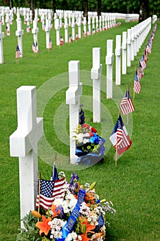 Americano militare cimitero 