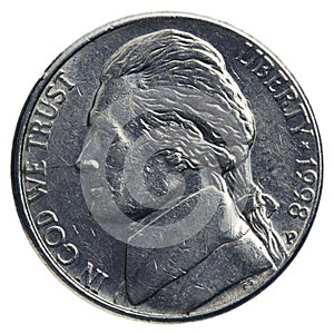 American nickel currency