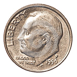 American one Dime coin