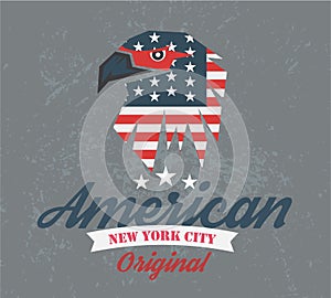 American original club, logo and t-shirt graphics, s