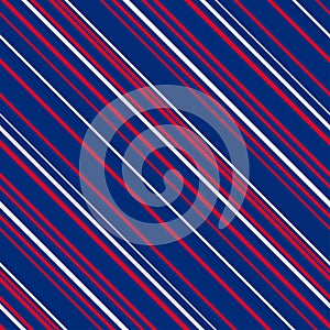 American patriotic stripes seamless pattern