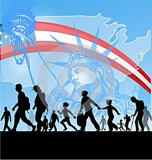 American people immigration photo