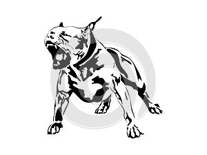 American Pit Bull Pitbull Bully Staffordshire Terrier Pit Bull Dog Pitbull Dog Black Logo Vector Cricut Cut Cutting