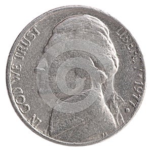 American quarter dollar coin