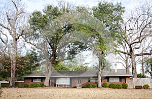 American Ranch Style Brick Home