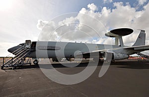 American reconnaisance airplane prepares for flight