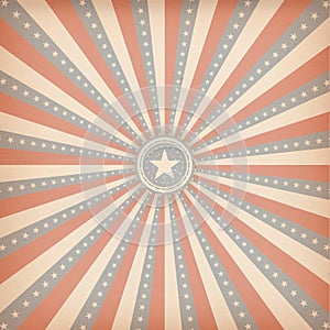 American retro background