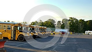 American school busses